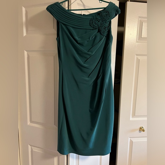 Vintage Adrianna Papel Dress - Deep Teal - Picture 1 of 5